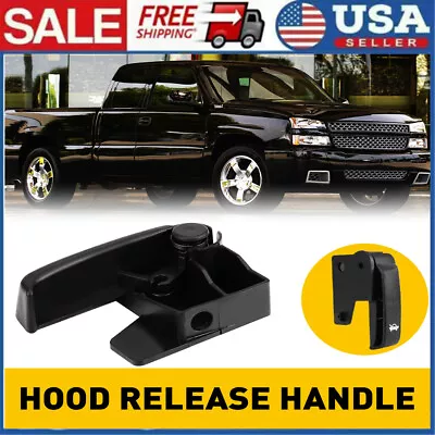 Hood Latch Release Handle Latch For 1999-06 Chevrolet Silverado Tahoe GMC Sierra • $9.99