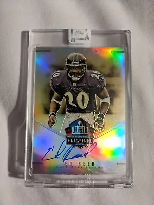 2019 Panini One Ed Reed Auto /50 #ER • $150