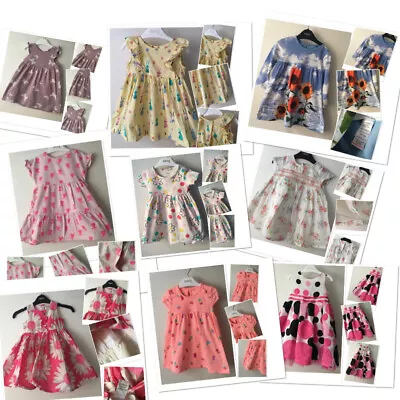 Baby Girls Multi Listing Summer Dresses Outfits Swimwear  6-9 MONTHS NEXT M&S • £1.99