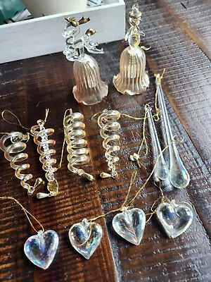 Vintage Blown Glass Christmas Ornaments Lot 12 Pcs • $22