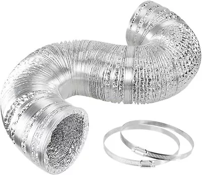 16/25 Feet Non-Insulated Flex Air Ducting Dryer Vent Hose For HVAC Ventilation • $36.99