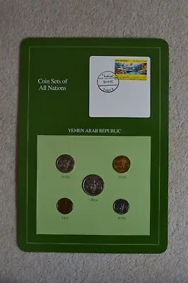 £9.99 • Buy Coin Sets Of All Nations - Yemen Arab Republic 5 Fils To 1 Riyal