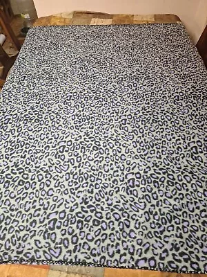 Leopard Print Polyester Throw Blanket • $8.99