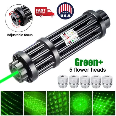 5 Watt Green Laser Pointer Adjustable Visible Beam Dot Light • $23.99