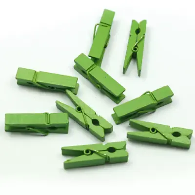 Large Colour Pegs 7.2cm Colours Wooden Peg Clip Clamp Wood • £10.79