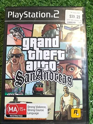 ❤️Grand Theft Auto: San Andreas (Sony PlayStation 2 2005) • $20.99