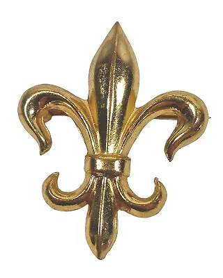 Vintage Gold Filled Fleur De Lis Watch Hanger Brooch Pin • $19.99