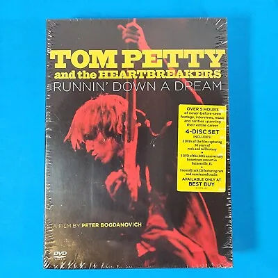 $57 • Buy Tom Petty And The Heartbreakers: Runnin' Down A Dream (4 DVD, 2008) Sealed
