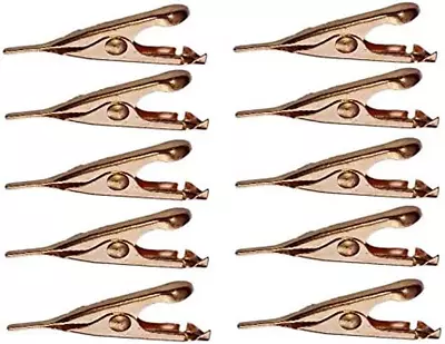 Micro Toothless Alligator Test Clips Copper Plated With Smooth Microscopic Tip • $12.54