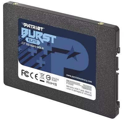 Patriot Burst Elite SATA 3 480GB SSD 2.5  Solid State Drive • £32.99