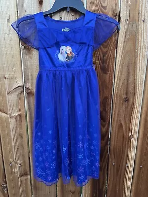 Frozen Royal Blue Nightgown Princess 6/6x • $16.25