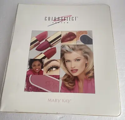 Rare Mary Kay Color Select System Cosmetics Make Up Training Consultant Binder • $24.99