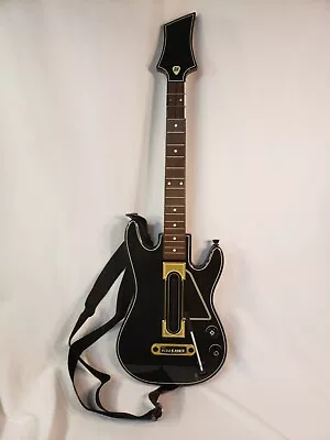 $29.95 • Buy Activision Guitar Hero Power Wireless Guitar Xbox 360 PS3 Black Gold - NO DONGLE