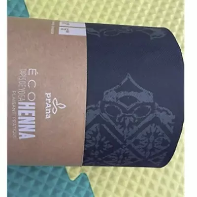 NWT Brand New Eco Henna Prana Yoga Mat Dark Charcoal 72 X 24 X 5 Mm Gray Pilates • $63