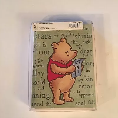 Pooh Time For A Little Caroling 8 Cards 8 Envelopes Michel & Co. In Open Box • $39.12