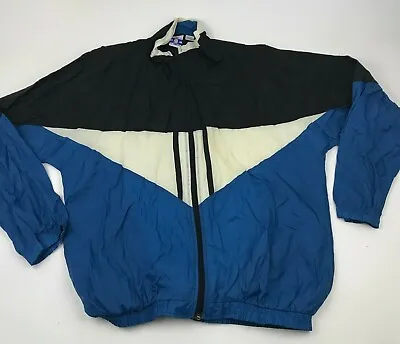 VINTAGE Pro Spirits Jacket Size Large Tall LT Black Windbreaker Full Zip Men 90s • $8.63