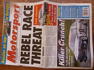 Australian Motorsport News Issue.83 SEPT.1996 HOLDEN COMMODORE BATHURST POSTER • $19.95