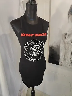Cinder Block Johnny Ramone Large Tank Top Sleeveless Stretch • £10.49