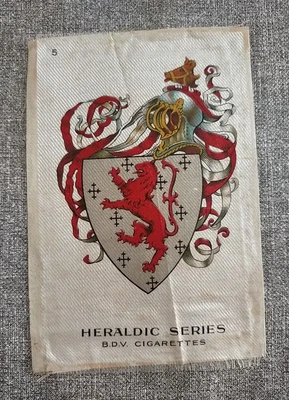 £0.20 • Buy BDV Cigarettes Silk Postcard Size Heraldic Series No 5
