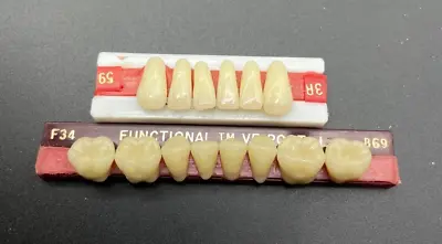 Vintage Denture Teeth Set - Two Strips T104 • $15.93
