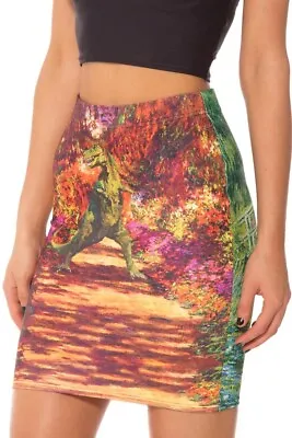 Blackmilk JURASSIC ART PENCIL SKIRT Small • $30