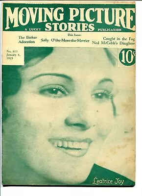 MAG: Moving Picture Stories 1/8/1929-Leatrice Joy-pulp Stories-VG • $168