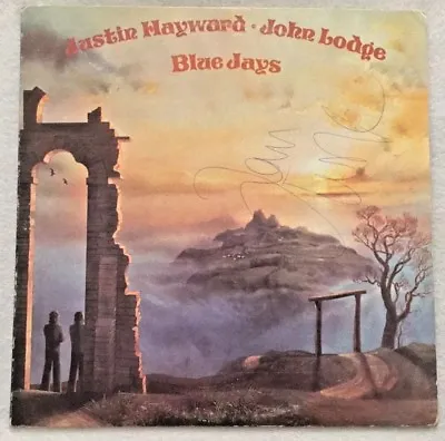 Autographed/Signed Justin Hayward & John Lodge (Moody Blues)  Blue Jays  Vinyl • $104.99