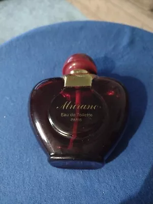 Vintage Murano Red Glass Eau De Toilette Perfume Spray Bottle Paris France • $19.99