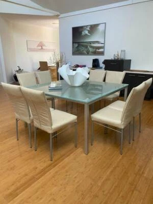 Dining Room Chairs X 8 Stone Colour • $400