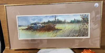 Original Watercolor Seascape Signed Paul Calvo Listed Artist • $128.75