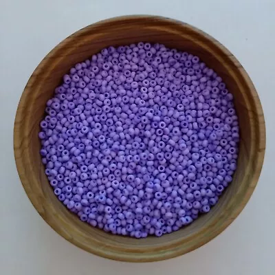 400pcs Tiny 3mm Orchid Purple Glass Seed Beads Matte Opaque 8/0 AUS PS006 • $3.95