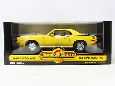 1:18 Ertl American Muscle Campbell Collectibles #29004 '70 Plymouth Cuda W/COA • $129.95