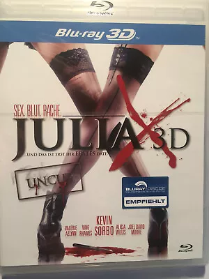 JULIA X - 3D - Blu Ray Region FREE - Valerie Azlynn Kevin Sorbo Ving Rhames • $28.88