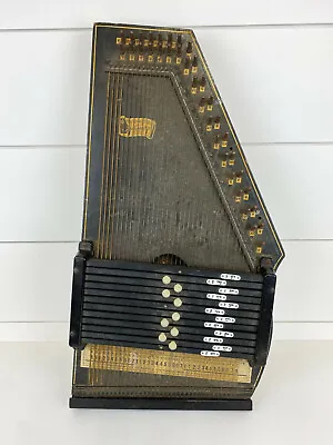 Antique Vintage Autoharp By Oscar Schmidt 12 Chord 36 Strings  • $125