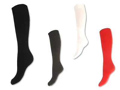 New Childrens Girls Ladies Womens Knee High Socks School Multi Pack Fancy Dress • £3.05