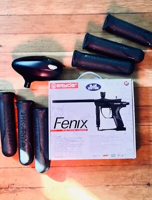 New Spyder Fenix Classic Series Glass Blue Paintball Gun With Hopper & 6 Pods • $250