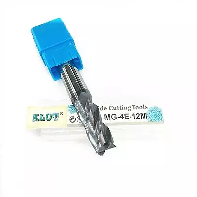 KLOT HRC50 TiALN Coated Solid Carbide End Mill 1mm-6mm 4-Flute CNC Cutter • $15.94