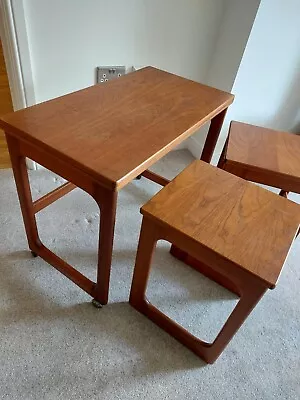 Ercol Style 1970s Nested Tables A H McIntosh Scotland • £50