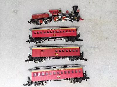 Bachmann 4-4-0 Jupiter Locomotive Tender & 3 Passenger Cars N Scale  • $79.99