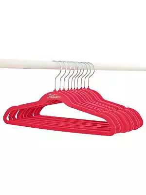 Non-Slip Swivel Hook Clothes Hangers Pink Velvet 100 Pack • $20