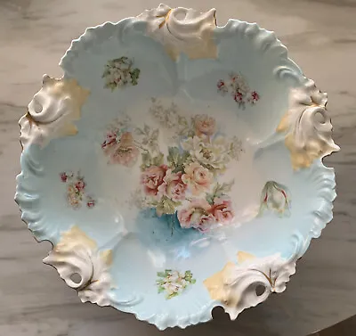 Rare R S Prussia Large Serving Bowl Unmarked Mold • $34