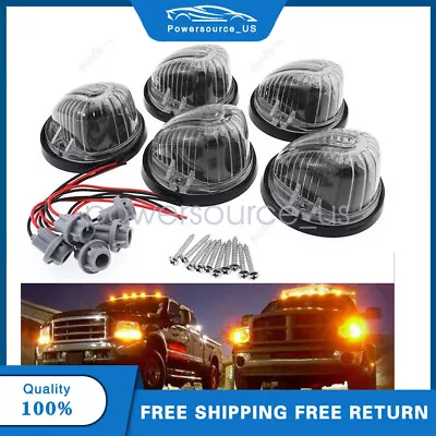 For Chevy GMC C/K Series 73-87 Cab Roof Light Marker Lens + Amber LED Kit • $23.98