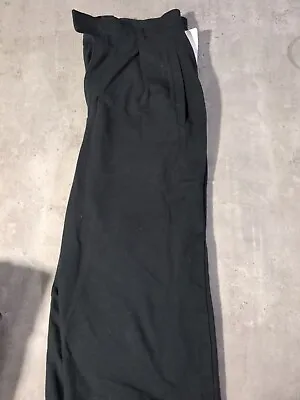 Zara Man Black 3/4 Wide Straight Leg Pant • $30