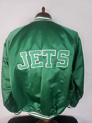 🔥🚨Vintage Chalk Line XL New York Jets Starter Style Spellout Rare Jacket EUC! • $699.99