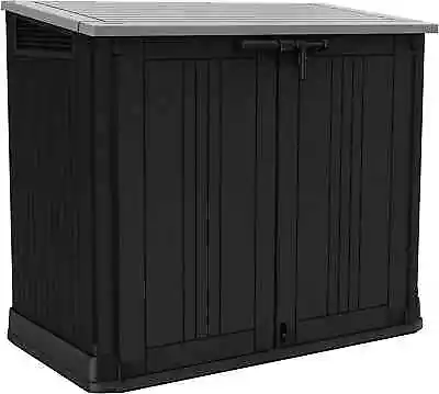 Keter Store Out NOVA Garden Storage Box Outdoor Waterproof Bin XL Store Black • £154.99