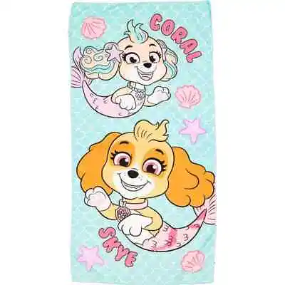 Paw Patrol Beach Towel Swimming Holiday  60x120cm Polyester Microfibre • £9.99