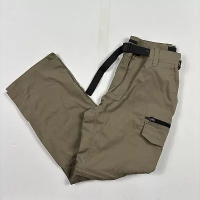 BC Clothing Men's Convertible Stretch Cargo Hiking Pants Shorts Mx30L Khaki • $24.99