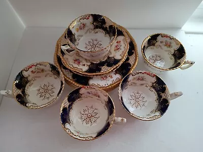 COALPORT Batwing Y26655Cups 2Saucers4Side Plates ( As Seen) 11 Pieces  • £159.05