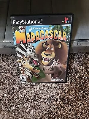 Madagascar PS2 PlayStation 2 - Complete CIB With Manual DreamWorks Tested • $6.99