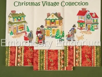 Christmas Village Collection - Machine Embroidery Designs On Cd Or Usb 4x4 & 5x7 • £12.95